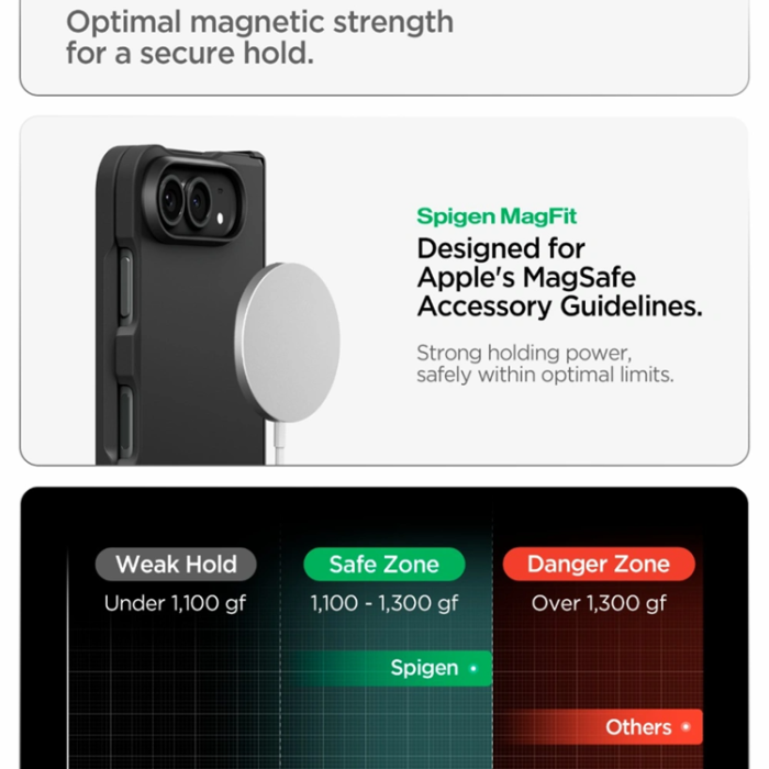 Spigen - Spigen Mobilskal För iPhone Duo Magsafe Tough Armor - Svart