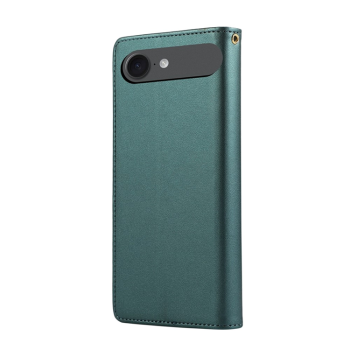 A-One Brand - iPhone 17 Air Plånboksfodral RFID Rhombus Läder - Grön