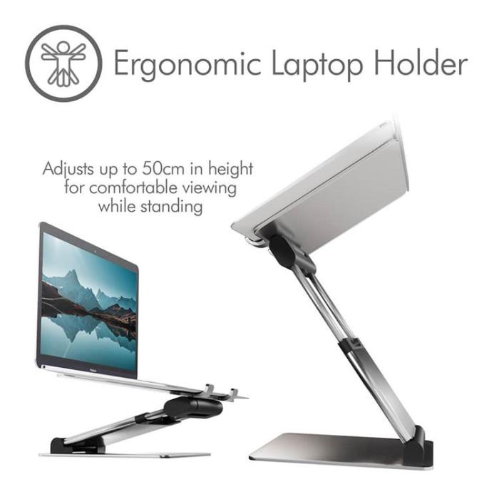 BUFFALO - Desire2 Laptopställ Supreme Sit-Stand Aluminium