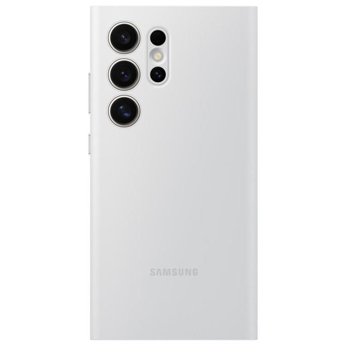 Samsung - Samsung Galaxy S24 Ultra Plånboksfodral Smart View - Vit