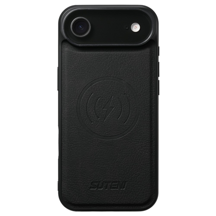 SUTENI - SUTENI iPhone Air Plånboksfodral Detachable Q-05 - Svart
