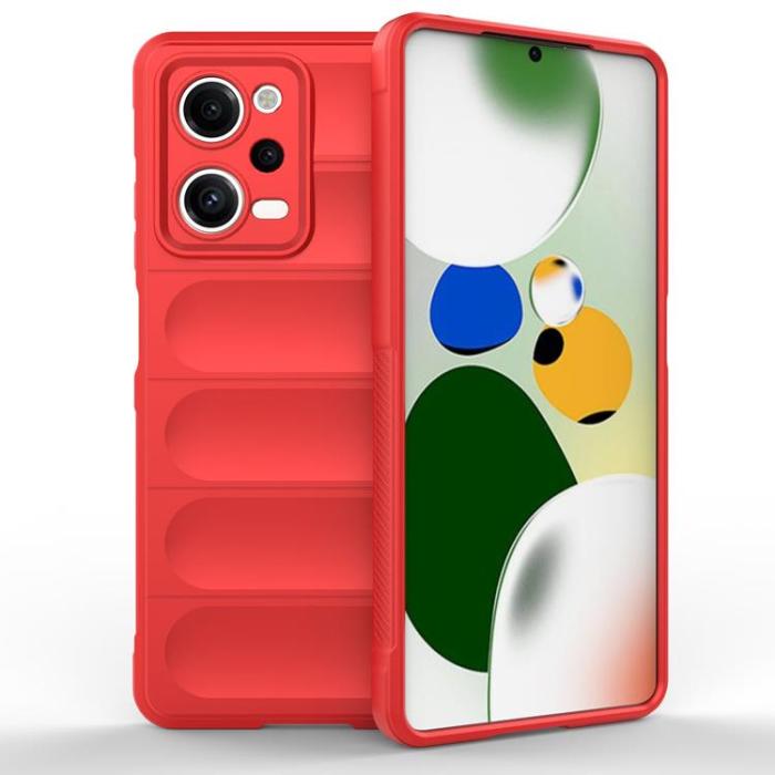 OEM - Xiaomi Redmi Note 12 Pro/Poco X5 Pro 5G Mobilskal Magic - Röd