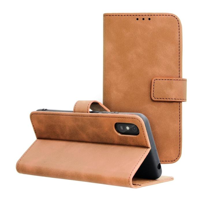 Forcell - Forcell Xiaomi Redmi 9AT/9A Fodral Tender - Brun