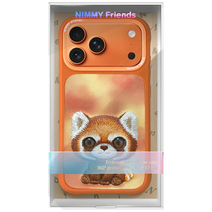 NIMMY - Nimmy iPhone 17 Pro Max Mobilskal Big Eyed Pet 2.0 Raccoon