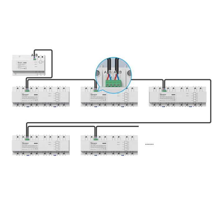 Sonoff - Sonoff SPM-Main Smart Switch Wi-Fi power meter