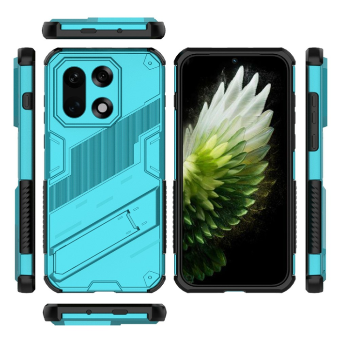 A-One Brand - OnePlus 15 Mobilskal PC + TPU Shockproof Kickstand - Blå