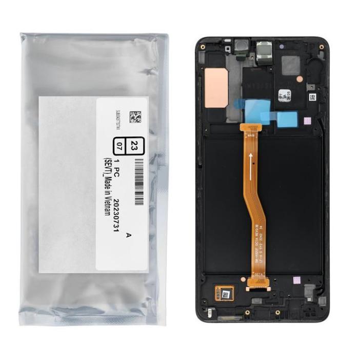 SpareParts - Galaxy A9 2018 Skärm med LCD-display Service Pack A920F