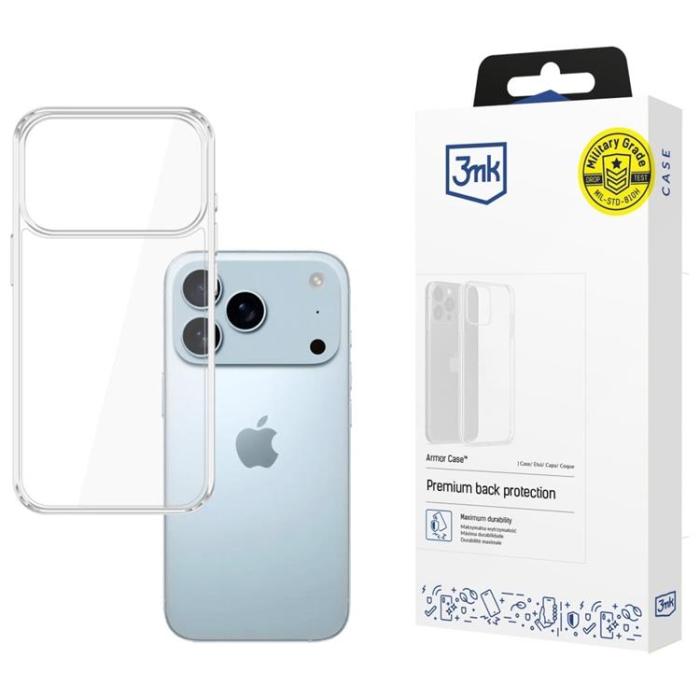 3MK - 3MK iPhone 17 Pro Max Mobilskal Armor - Transparent