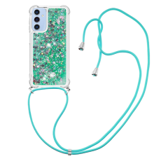 A-One Brand - Galaxy A17 / A26 Mobilskal med Snodd - Grön / Hearts