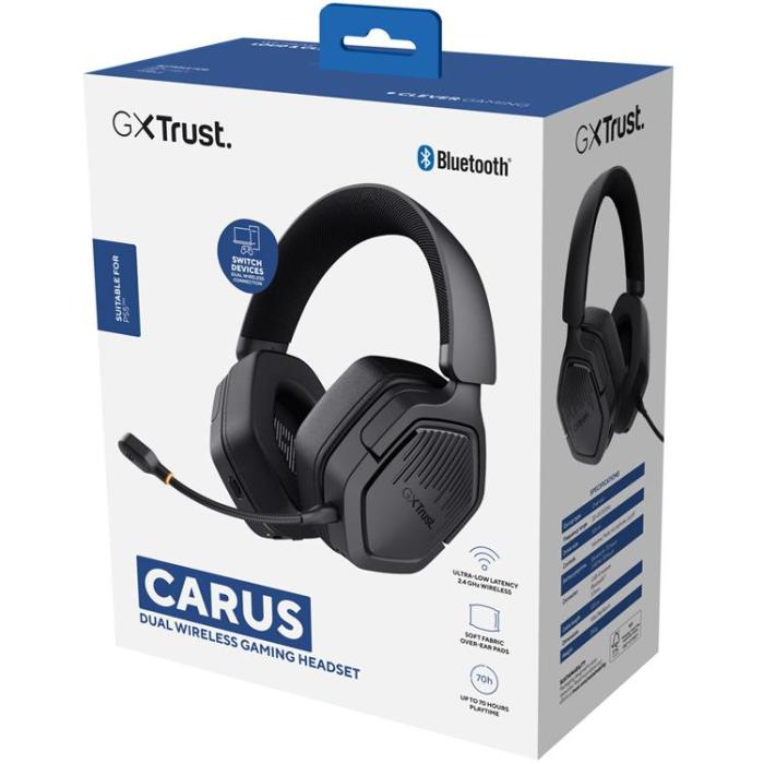 Trust - Trust GXT 493PS Carus Trådlöst gamingheadset PS5 Svart