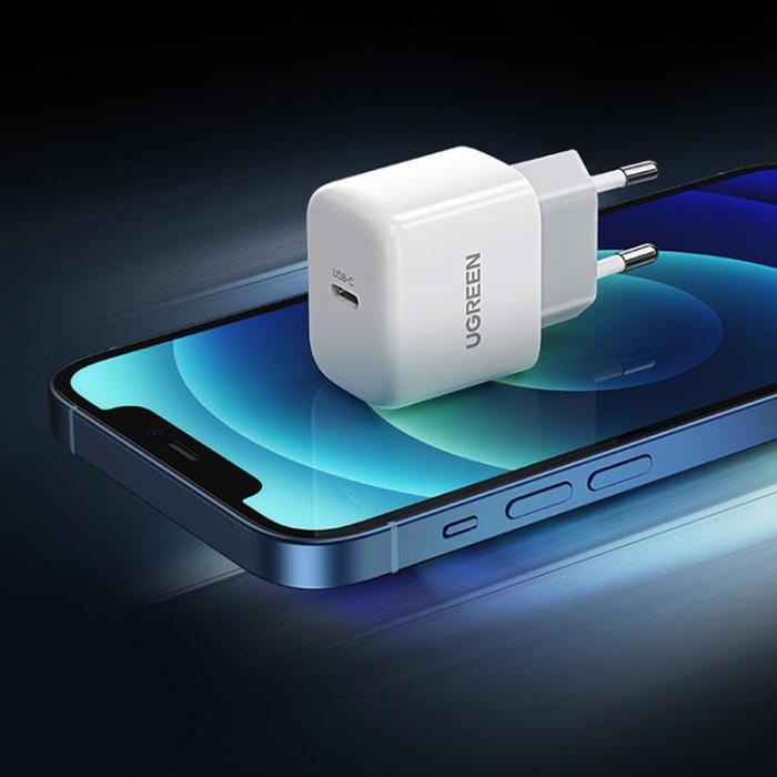 UTGATT1 - Ugreen PD Small Väggladdare USB-C 20W - Vit