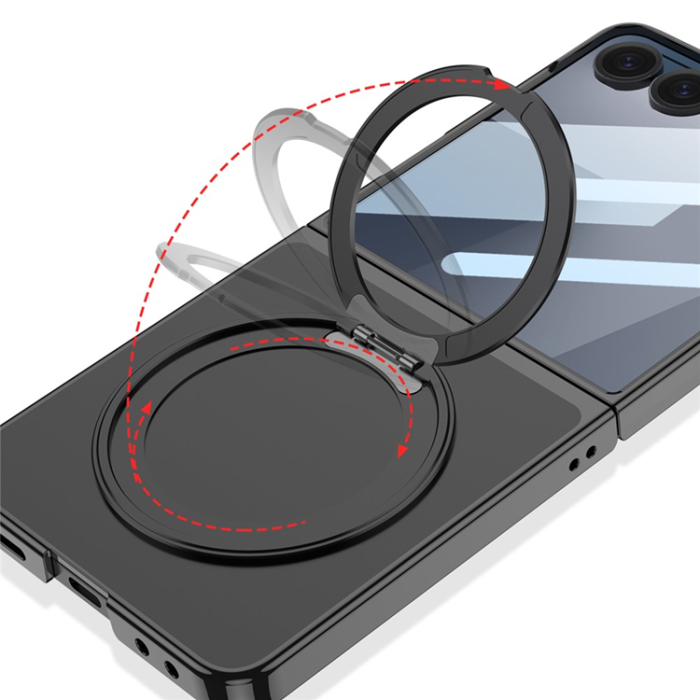 GKK - GKK Galaxy Z Flip 7 Mobilskal Kickstand - Transparent
