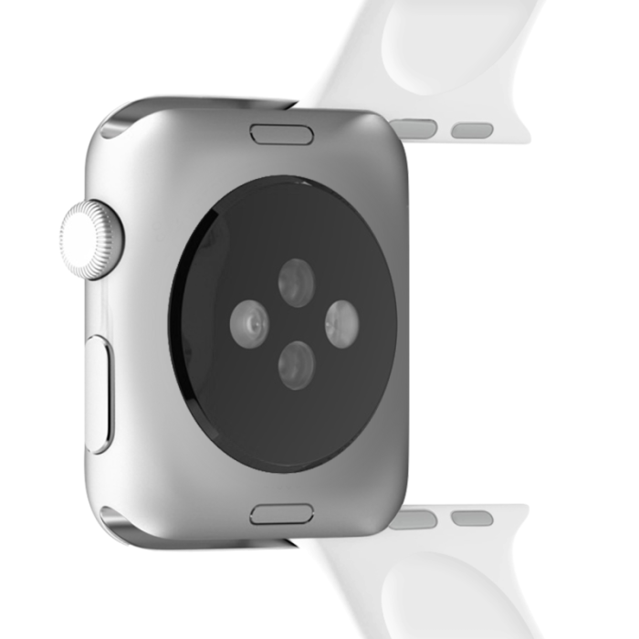 Puro - Puro Apple Watch 38/40/41 mm Armband Silikon - Vit