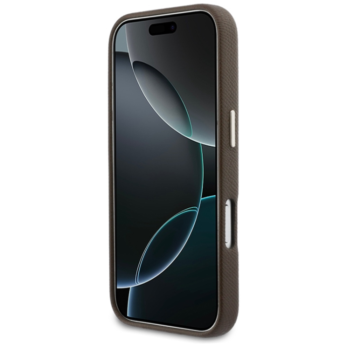 Guess - Guess Mobilskal iPhone 17 Pro FW Resin Logo - Brun