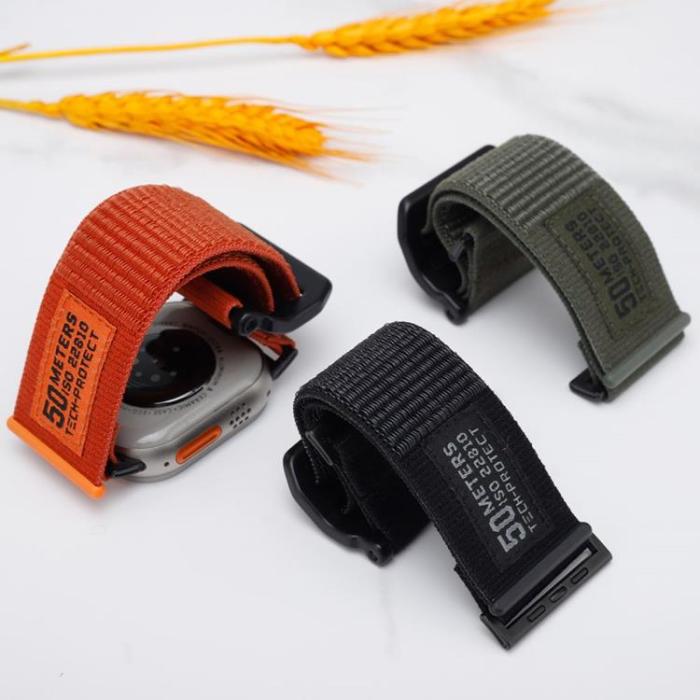 Tech-Protect - Tech-Protect Apple Watch (49/45/44/42mm) Armband Scout Svart