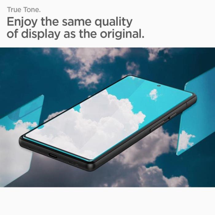 Spigen - [2-Pack] Spigen Google Pixel 6a Härdat Glas Skärmskydd Slim