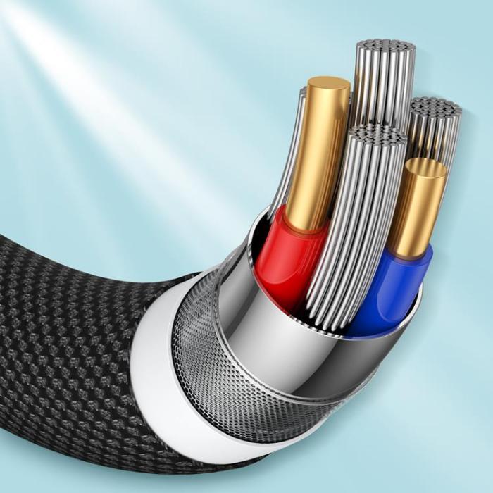 UTGATT - Joyroom Durable USB-C Lightning Kabel 1m - Gul