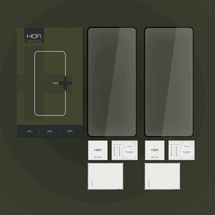 Hofi - [2-Pack] Hofi Xiaomi Redmi Note 13 5G/Pro 4G/5G Härdat Glas Skärmskydd