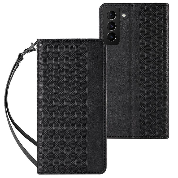 Galaxy S22 Plus Plånboksfodral Magnet Strap - Svart | 2353 | AlltMobil