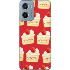 Gustaf - Mobilskal till Motorola Moto G05 med T&aring;rta