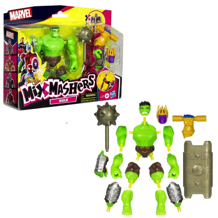 MIXMASHERS - MIXMASHERS Avengers 5 Inch Mixmashers Deluxe Figure Hulk