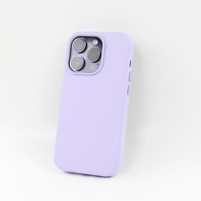 OEM - iPhone 13 Pro Max Skal Läder Magnetisk Lila