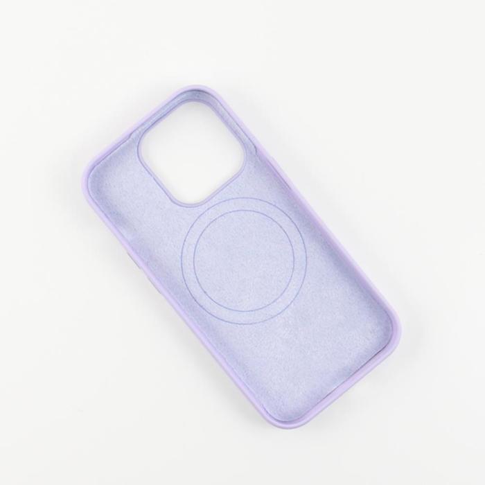 OEM - iPhone 13 Pro Max Skal Läder Magnetisk Lila