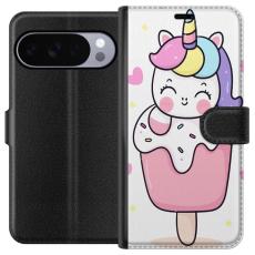 iSecrets - Plånboksfodral till Google Pixel 10 Pro med Glad enhörning
