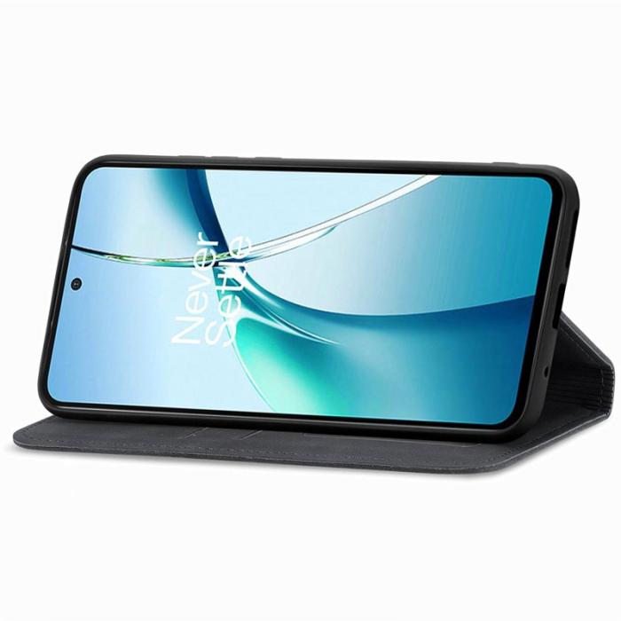 OEM - Mobilfodral för Samsung Galaxy S26 Plus Konstläder Magnetiskt - Svart