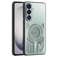 ABEEL - ABEEL Mobilskal f&ouml;r Samsung Galaxy S26 Magnetiskt Aluminium + TPU - Ljusgr&ouml;n