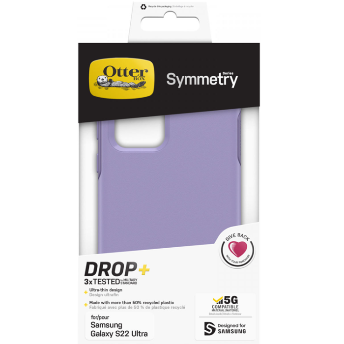 UTGATT5 - Otterbox Galaxy S22 Ultra Skal Symmetry - Lila
