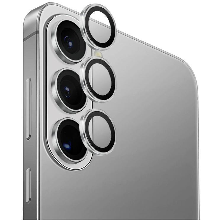 UNIQ Kameralinsskydd För Galaxy S26/S26 Plus Optix Aluminium - Silver