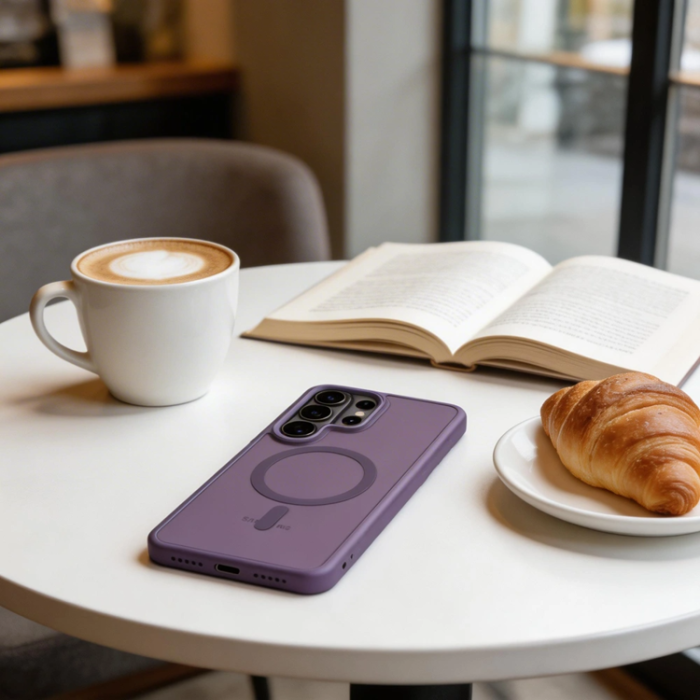 Tech-Protect - Tech-Protect Mobilskal För Galaxy S26 Ultra Magsafe Magmat - Cobalt Voilet