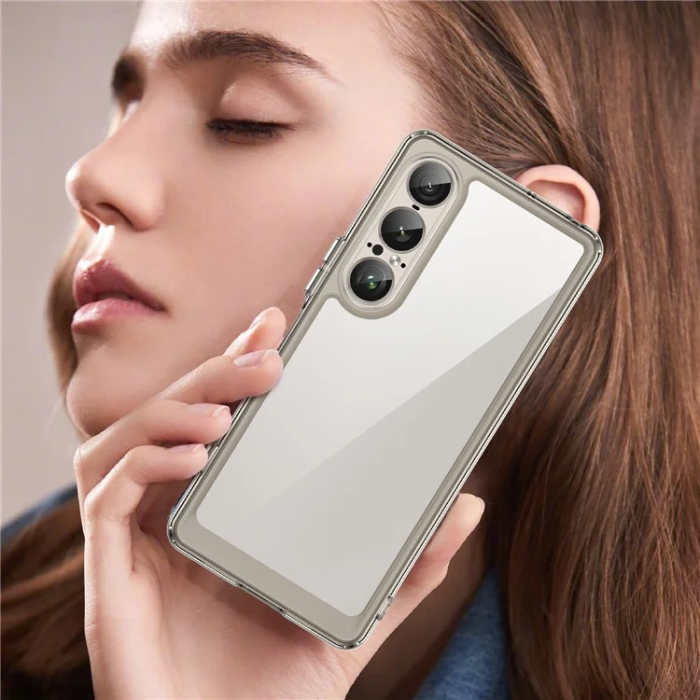 OEM - Sony Xperia 1 VII Mobilskal Acrylic TPU - Grå