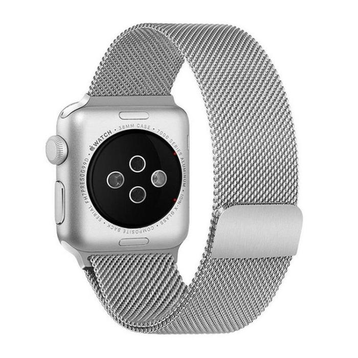 OEM - Apple Watch 2/3/4/5/6/SE (38/40mm) Armband Magentic - Röd