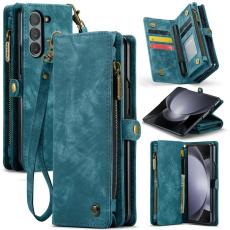 Caseme - CASEME 008 Konstl&auml;der Pl&aring;nboksfodral f&ouml;r Samsung Galaxy Z Fold6 5G - Bl&aring;