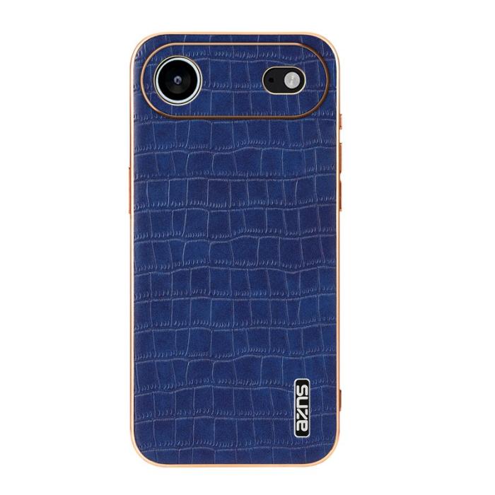 AZNS - AZNS iPhone Air Fodral Electroplating KonstLäder - Blå