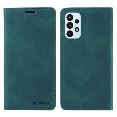 BETOPNICE - BETOPNICE 003 Samsung Galaxy A73 5G Pl&aring;nboksfodral Konstl&auml;der - Gr&ouml;n