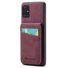FIERRE SHANN - FIERRE SHANN f&ouml;r Samsung Galaxy A71 5G Fodral KonstL&auml;der - R&ouml;d
