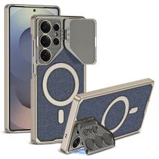 GKK - GKK Samsung Galaxy S25 Ultra Fodral KonstL&auml;der - Bl&aring;