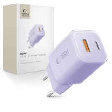 Tech-Protect - Tech-Protect Väggladdare USB-A Till USB-C 33W - Baby Lila