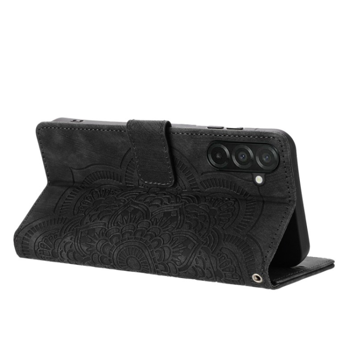 WANLONFENG - WANLONFENG Galaxy A26 Plånboksfodral med 2Pcs Härdat Glas MTL