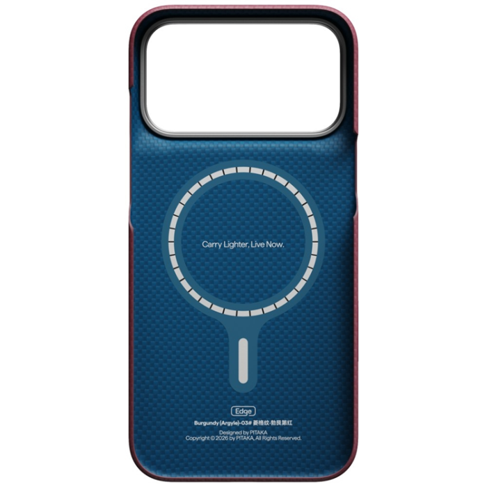 PITAKA - PITAKA Mobilskal För iPhone 18 Pro/17 Pro Magsafe Edge Argyle