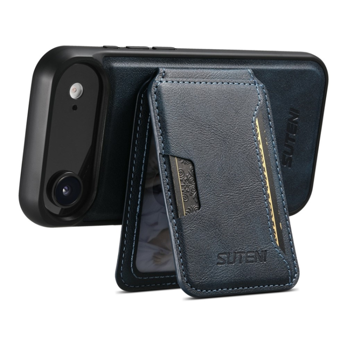 SUTENI - SUTENI iPhone 17 Air Mobilskal MagSafe Cowhide M3 - Blå