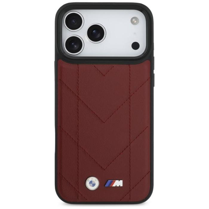 BMW - BMW iPhone 17 Pro Max Mobilskal MagSafe M Quilted Logo
