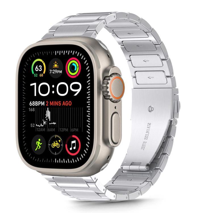 Tech-Protect Apple Watch (44/45/46/49mm) Armband Stainless Classic - Silver | 5123 | AlltMobil