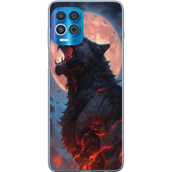 iSecrets - Mobilskal till Motorola Edge S med Ylande varg