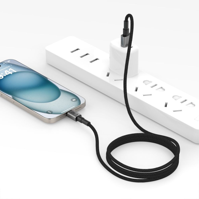 Tech-Protect - Tech-Protect USB-A Till Lightning kabel Ultraboost - Grå