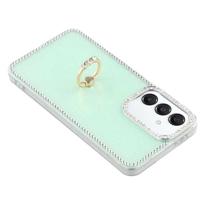 OEM - Samsung Galaxy S26 Plus Skal TPU + PC IMD - Glittrande Ljusgrön