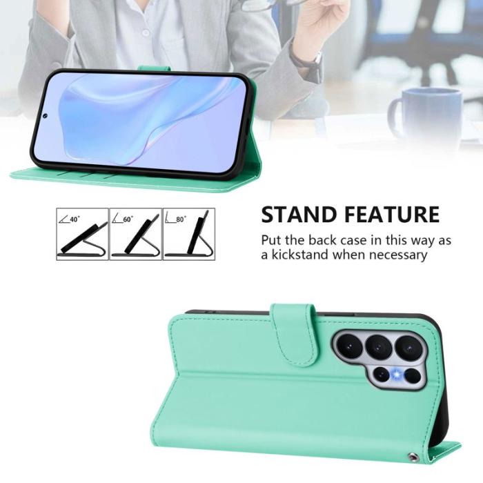 OEM - Samsung Galaxy S26 Ultra Fodral Konstläder - Mintgrön